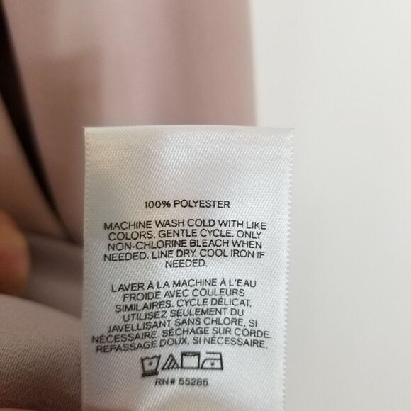 Express Women Crepe Open Front Blazer Sz S Blush Pink Party Office - Picture 6 of 6